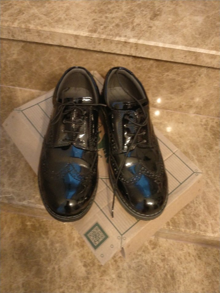 Klasik Siyah Rugan Ayakkabı Tokalı - Görsel 2