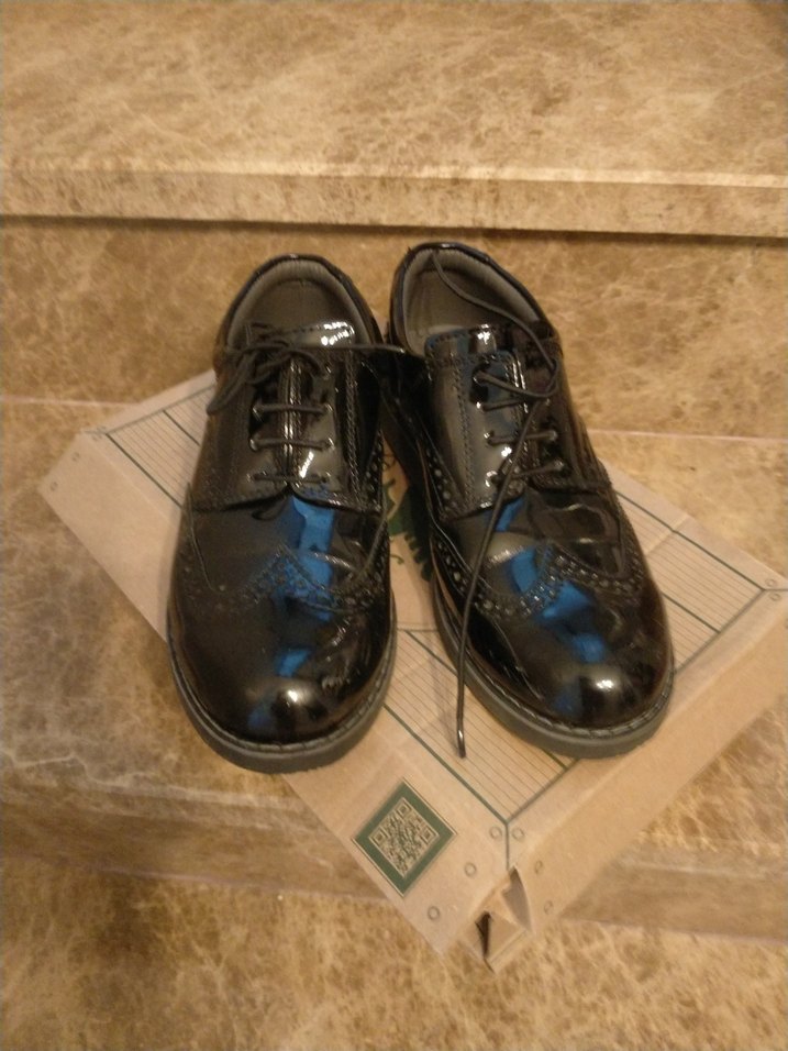 Klasik Siyah Rugan Ayakkabı Tokalı - Görsel 3