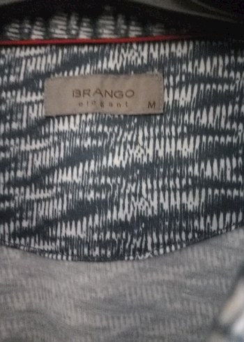 Gri Mavi Bağlama Desenli Kısa Kollu Erkek Gömlek - Görsel 3