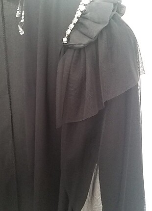 46 Beden siyah Renk Abaya