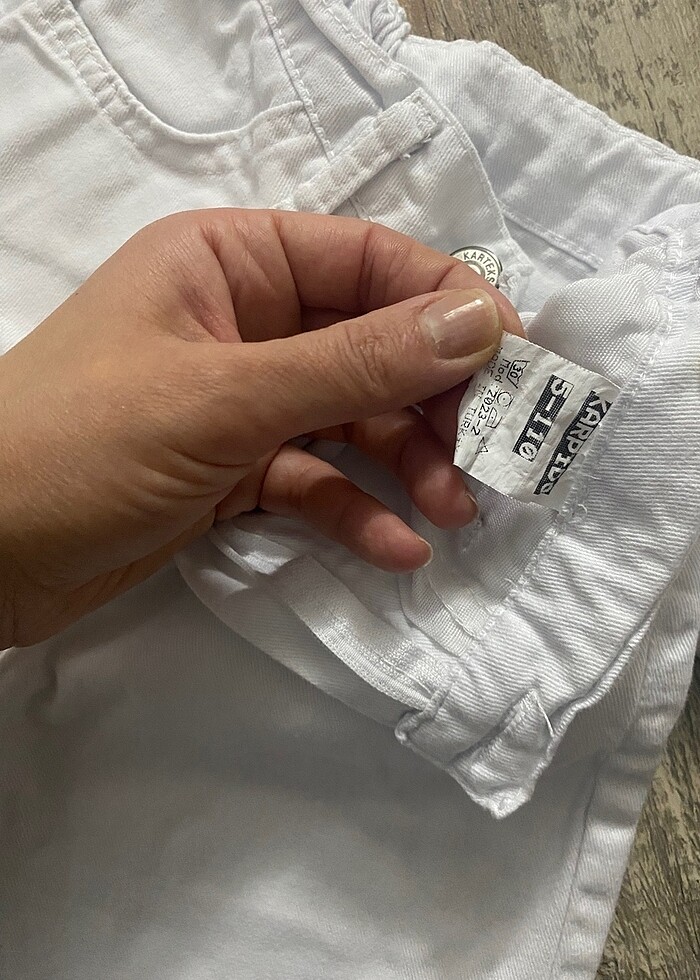 Erkek çocuk beyaz pantolon - Görsel 3