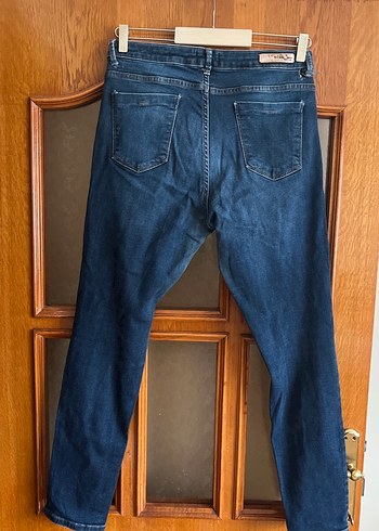 U.S Polo Assn. Kadın Lacivert Normal Boy Denim Jean Pantolon