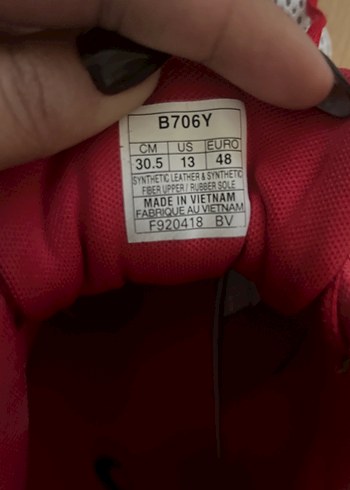 Beyaz Atletik Bağcıklı Asics Spor Ayakkabı - Görsel 2