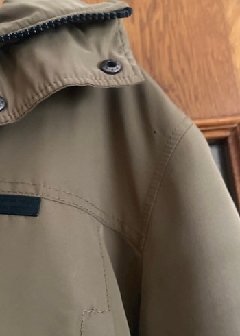 Kahverengi Kapüşonlu Erkek Mont - Görsel 3