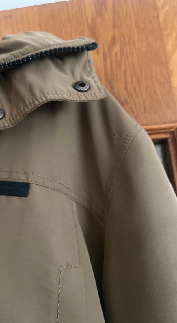 Kahverengi Kapüşonlu Erkek Mont - Görsel 3