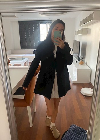 Siyah Kadın Kaban - Görsel 2