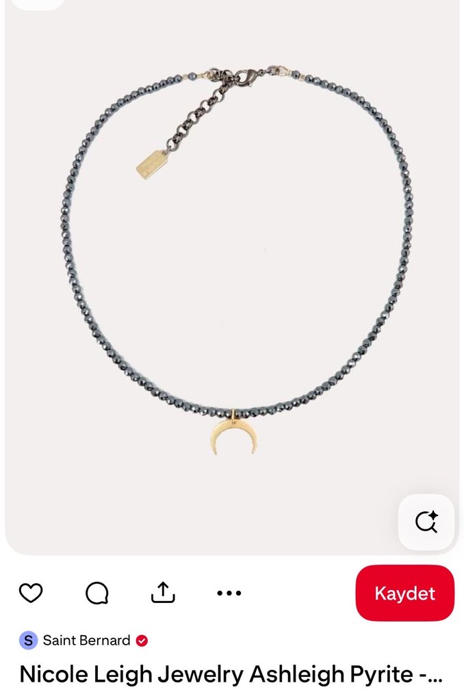 Uzun Zincir Detaylı Altın Kolye - Görsel 4