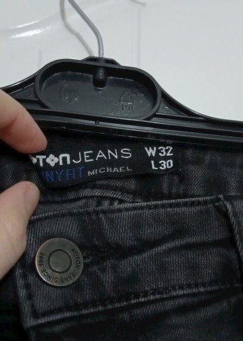 Siyah Kot Pantolon Kemerli Normal Boy - Görsel 3