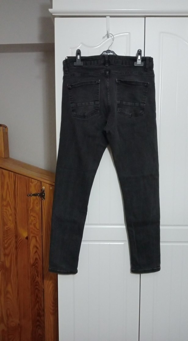 Siyah Kot Pantolon Kemerli Normal Boy - Görsel 4