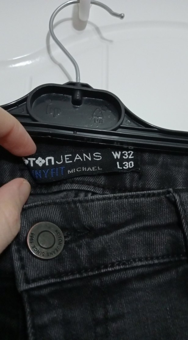 Siyah Kot Pantolon Kemerli Normal Boy - Görsel 3