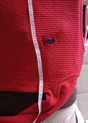 Kırmızı Kadın Triko Kazak - Görsel 6