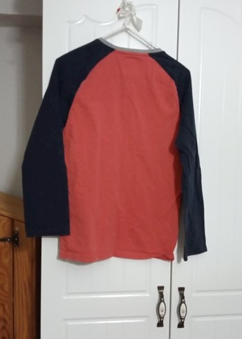 Koyu Kırmızı Pamuklu Erkek Çocuk Sweatshirt - Görsel 5