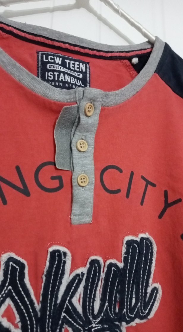 Koyu Kırmızı Pamuklu Erkek Çocuk Sweatshirt - Görsel 4