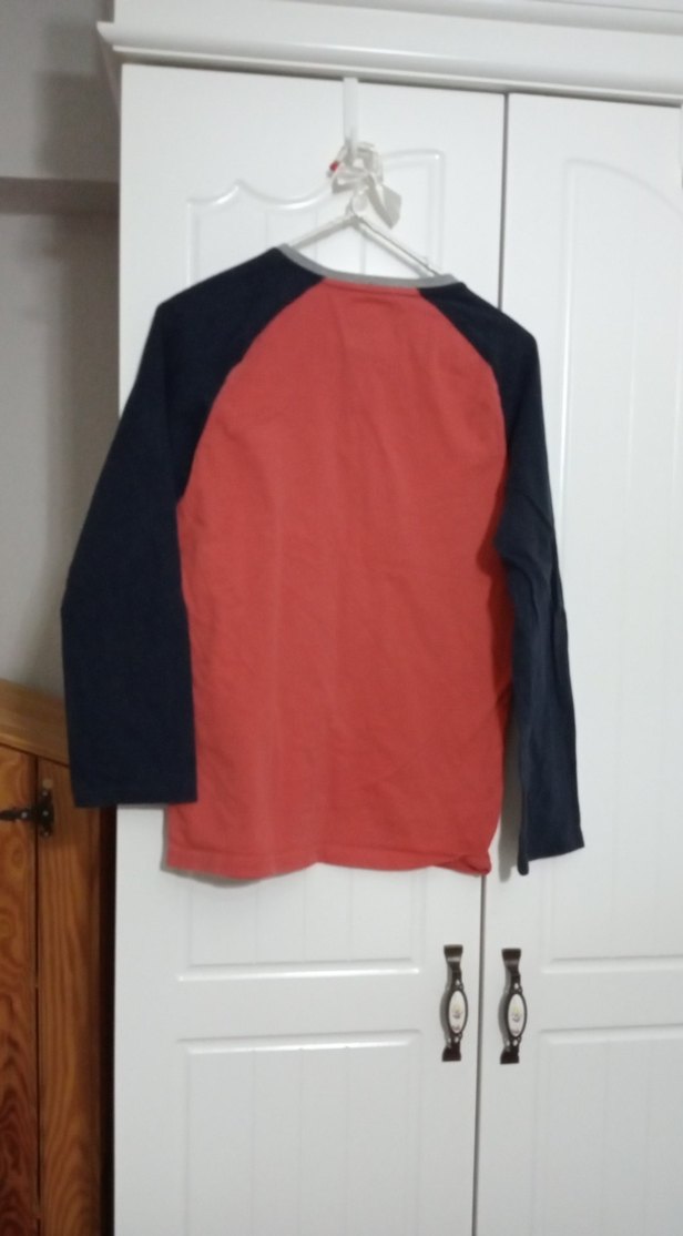 Koyu Kırmızı Pamuklu Erkek Çocuk Sweatshirt - Görsel 5