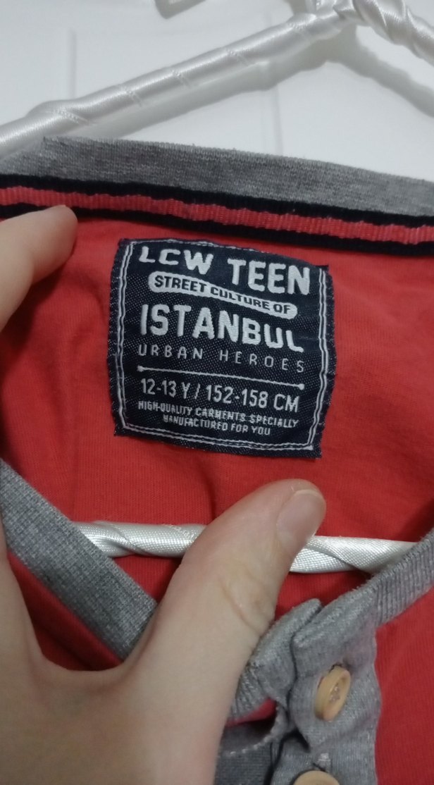 Koyu Kırmızı Pamuklu Erkek Çocuk Sweatshirt - Görsel 2