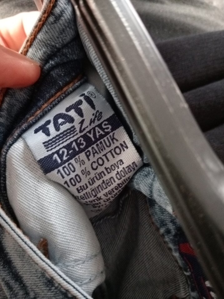 Kadın Mavi Yırtık Detaylı Normal Paça Jean - Görsel 5