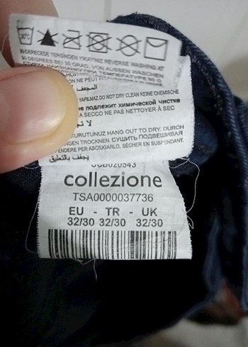 Kemerli Lacivert Mini Kadın Jean Şort - Görsel 2