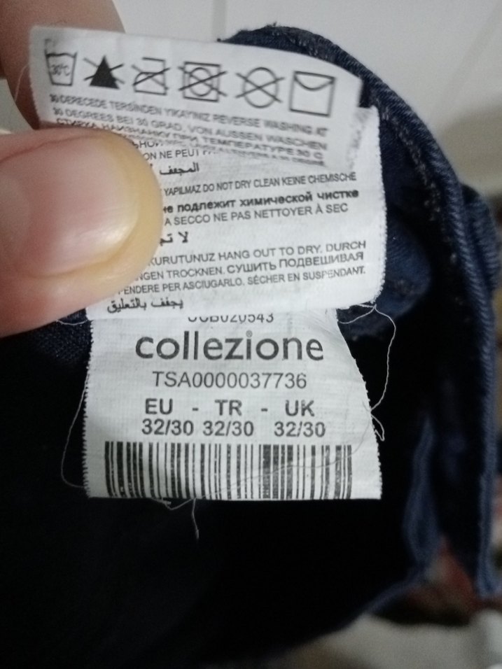 Kemerli Lacivert Mini Kadın Jean Şort - Görsel 2