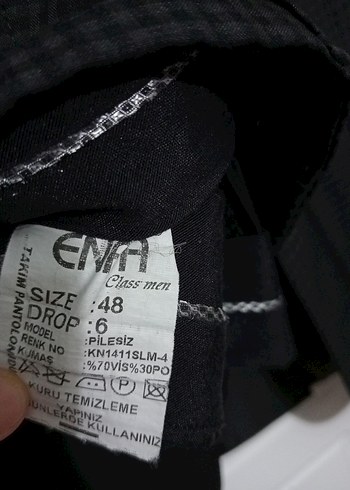 Erkek Siyah Regular Fit Ofis Takım Elbise - Görsel 5