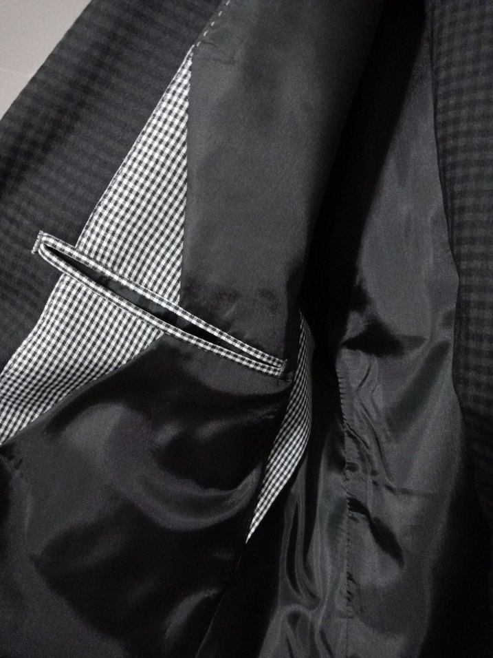 Erkek Siyah Regular Fit Ofis Takım Elbise - Görsel 4