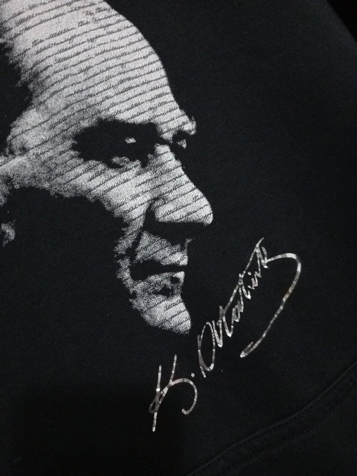 Atatürk Portreli Siyah Rozet - Görsel 2