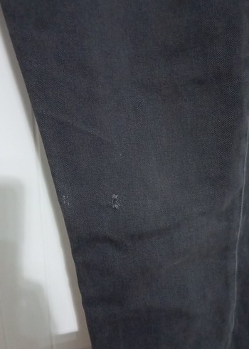 Düğmeli Siyah Pantolon - Görsel 2