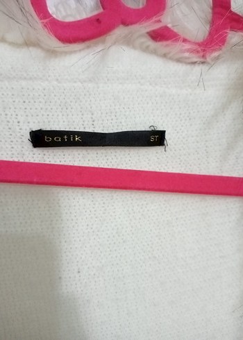 Beyaz Tüylü Midi Bohem Kadın Hırka - Görsel 5