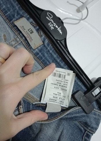 Erkek Gri Mavi Normal Kesim Denim Jean - Görsel 2