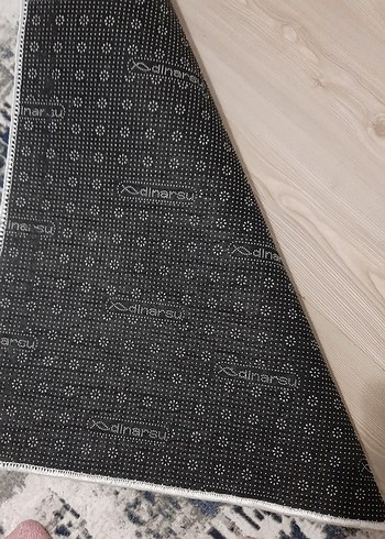 Gri Soyut Desenli Modern Halı - Görsel 3