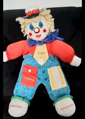 Renkli Clown Bebek Oyuncak - Görsel 2