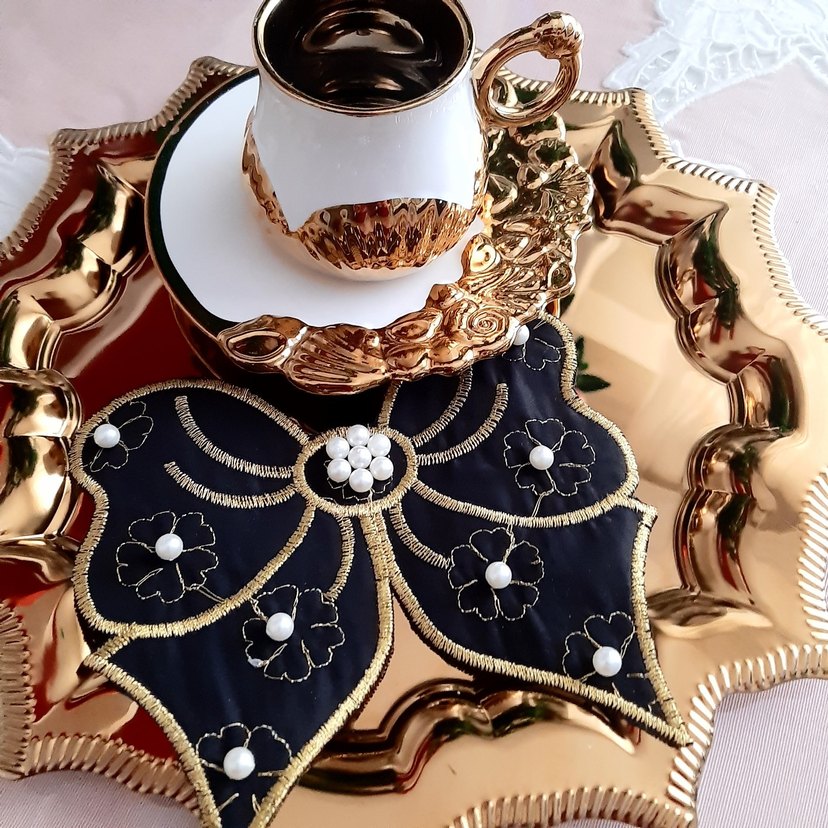 Kahve sunum peçetesi - Görsel 3