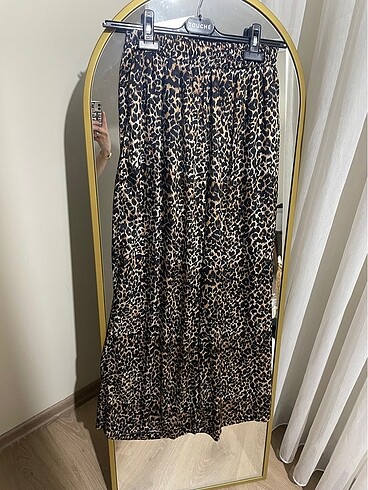 Zara saten pantolon
