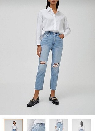 Orjinal sıfır etiketli Pull&bear mom jeans