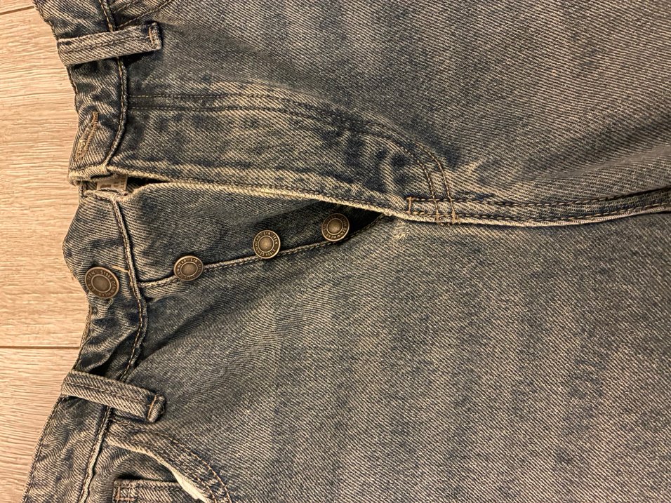 Stradivarius Mavi Denim Bol Bermuda Şort #bermuda #şort - Görsel 4