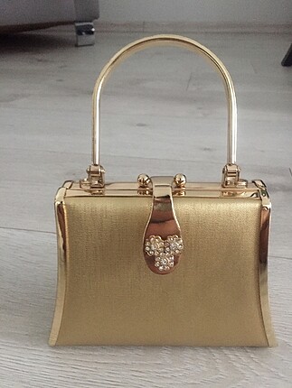 Gold Metal Kutu Çanta #çanta #abiye