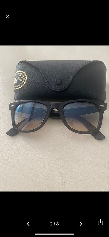 Beden siyah Renk Ray-Ban Wayfarer Eğimli Güneş Gözlük polarize Unisex #rayban #ra