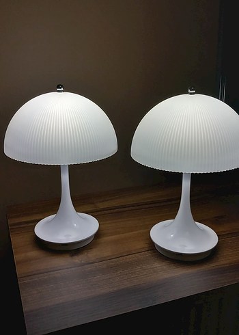 Beyaz Masa Lambası Çift Set - Görsel 4