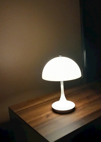 Beyaz Masa Lambası Çift Set - Görsel 5