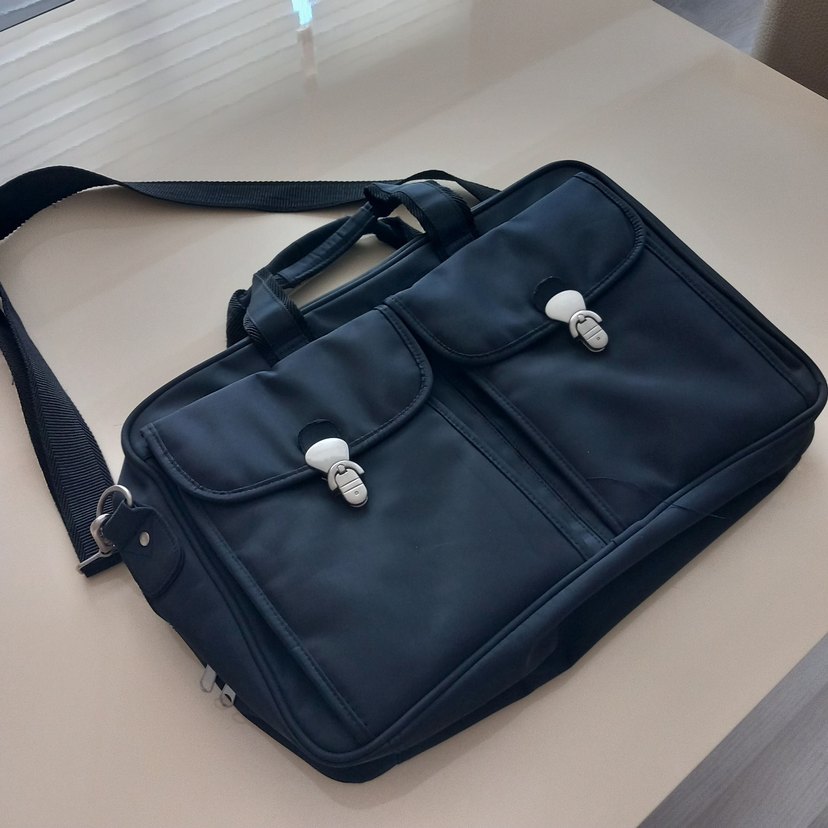 Fermuarlı Lacivert Erkek Evrak Çantası - Görsel 5