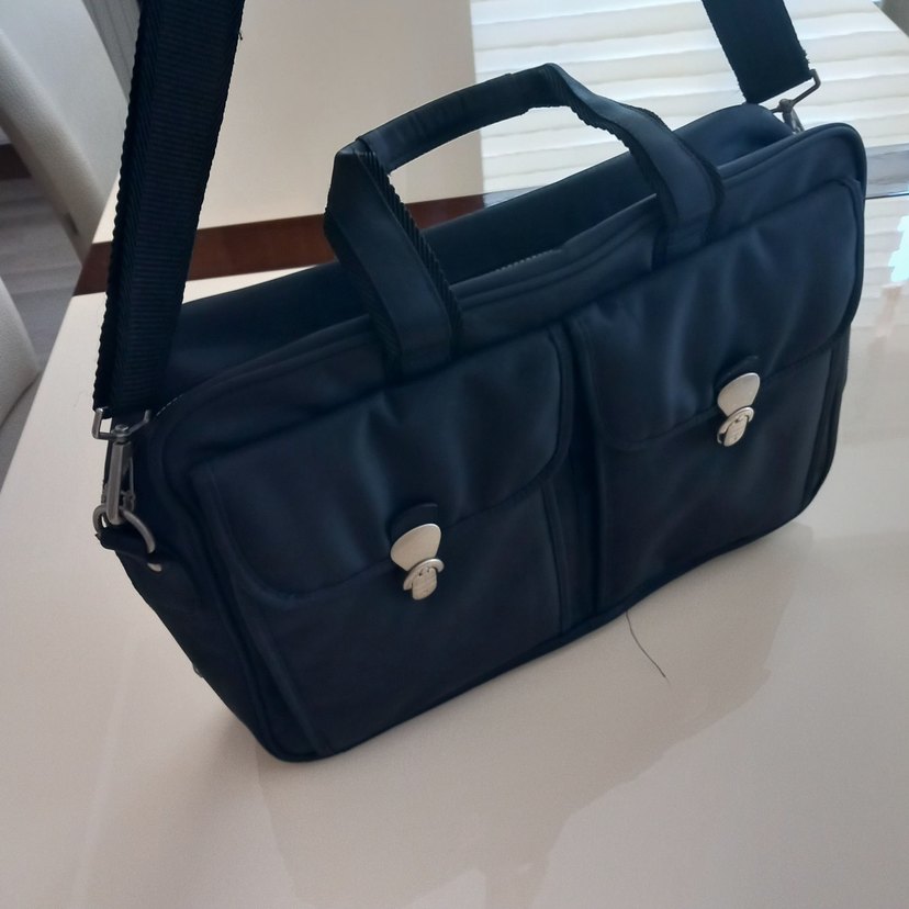 Fermuarlı Lacivert Erkek Evrak Çantası - Görsel 4