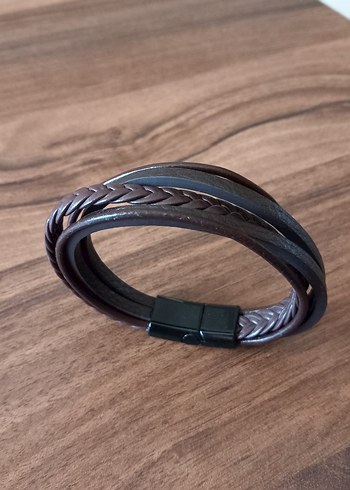 Kahverengi Erkek bileklik - Görsel 5