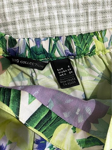 s Beden çeşitli Renk Mango floral mini etek
