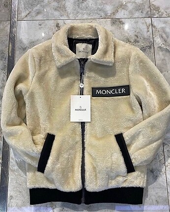 Moncler kürk mont ünüsex XL beden