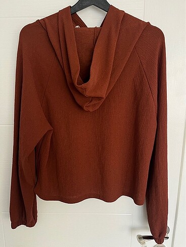Koton Koton kiremit kapüşonlu sweatshirt
