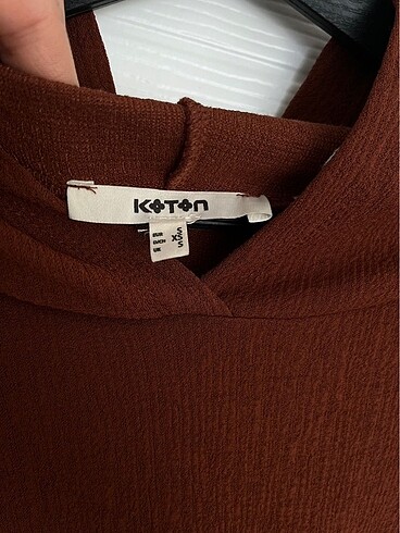 s Beden Koton kiremit kapüşonlu sweatshirt