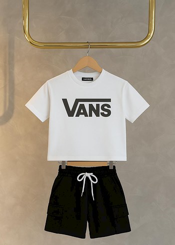 Çocuk Baskılı Tişört ve Şort Takım - Görsel 10