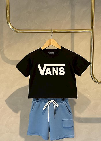 Çocuk Baskılı Tişört ve Şort Takım - Görsel 14