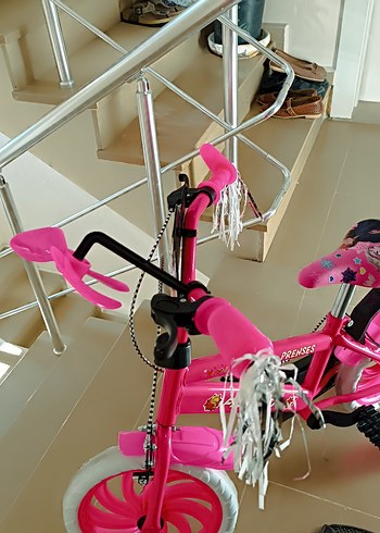 Pembe Prenses Çocuk Üç Tekerlekli Bisiklet - Görsel 2