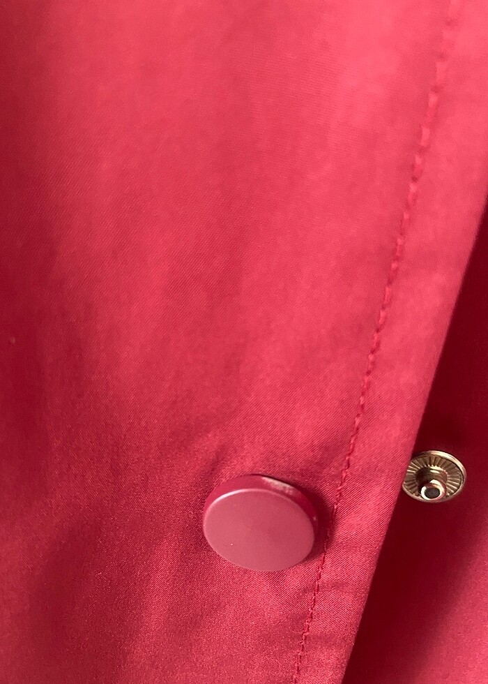 Bordo tesettür uzun yağmurluk - Görsel 5