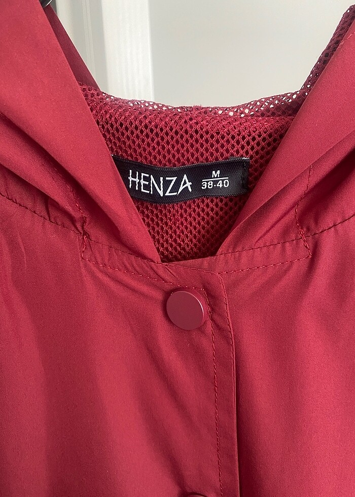 Bordo tesettür uzun yağmurluk - Görsel 4